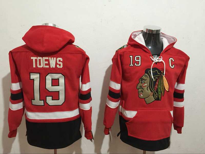 Chicago Blackhawks #19 Jonathan Toews Red All Stitched Hoodie Sweatshirt,We sell and wholesale Chicago Blackhawks #19 Jonathan Toews Red All Stitched Hoodie Sweatshirt on line form chian!